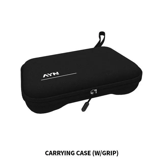 Alt view image 5 of 6 - Shockproof Carrying Case for Ayn Thor Dual Screen Portable Protective Organizer Bag with Accessory Storage Black