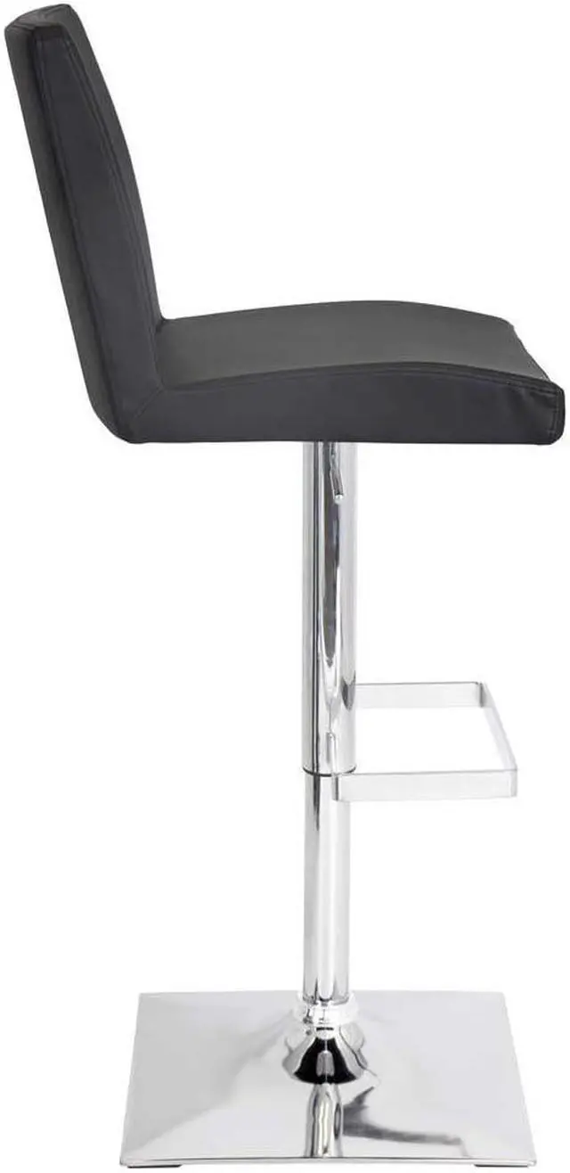 Alt view image 5 of 8 - Lumisource Captain Bar Stool In Black