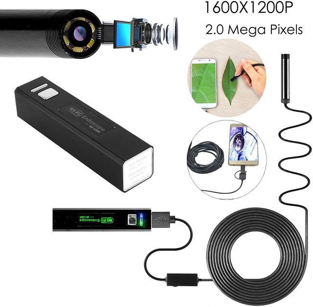 Wireless inspection camera, GOODAN Updated 1200P HD Wifi Endoscope  borescope With 2.0 Megapixels 1200P HD Snake Camera For Iphone and Android  Smartphone, Table, Ipad, PC 