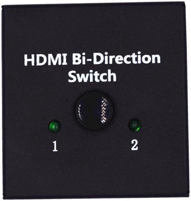 Main image of Full HD 1080P HDMI Switcher 2 Ports Bi-direction Smart AB Switch HDMI Splitter Video Audio Adapter Ultra HD 4K*2K