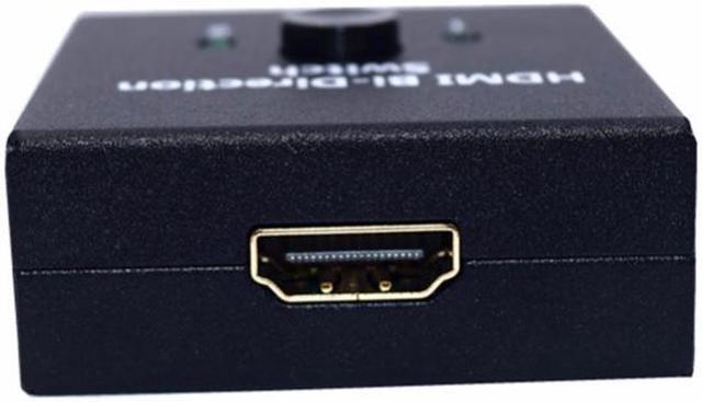 Alt view image 5 of 6 - Full HD 1080P HDMI Switcher 2 Ports Bi-direction Smart AB Switch HDMI Splitter Video Audio Adapter Ultra HD 4K*2K