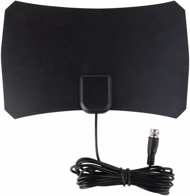 Alt view image 3 of 6 - EU Plug Indoor Outdoor Mini Digital HDTV Freeview TV Antenna For DTMB ATSC ISDB-T DVB-T with TV Aerial Amplifier 50 Mile TV Male