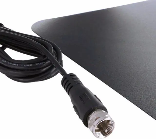 Alt view image 6 of 6 - EU Plug Indoor Outdoor Mini Digital HDTV Freeview TV Antenna For DTMB ATSC ISDB-T DVB-T with TV Aerial Amplifier 50 Mile TV Male