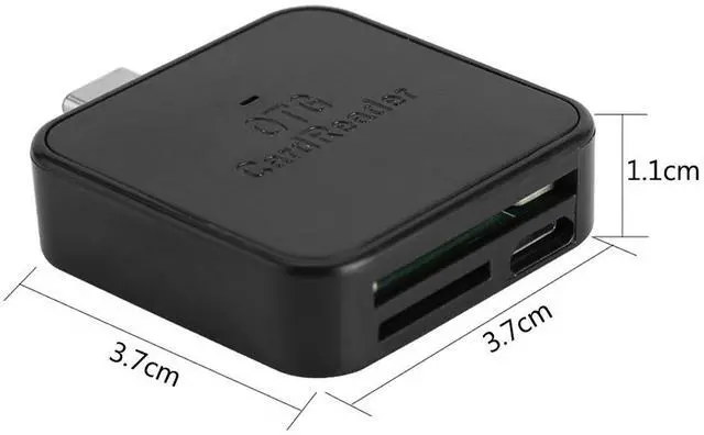 Alt view image 6 of 7 - Mini USB 3.1 Type-C OTG Adapter Micro SD TF Card Reader for Samsung Galaxy