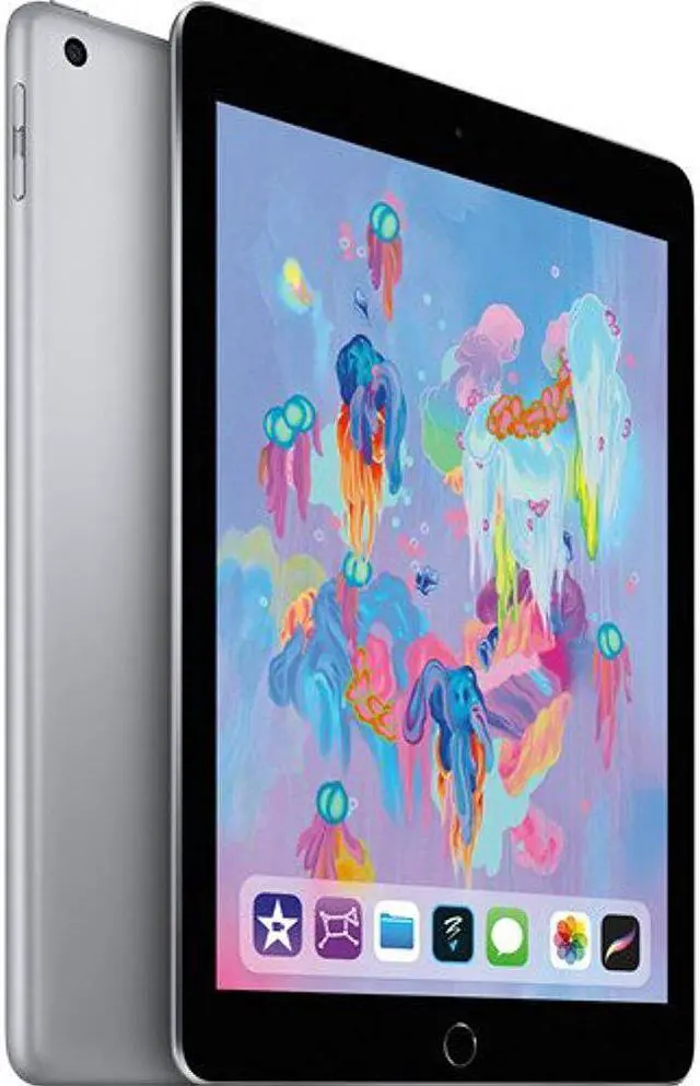 Alt view image 11 of 14 - Apple iPad (6th Gen) MR7F2LL/A 9.7" Tablet 32GB WiFi, Space Gray
