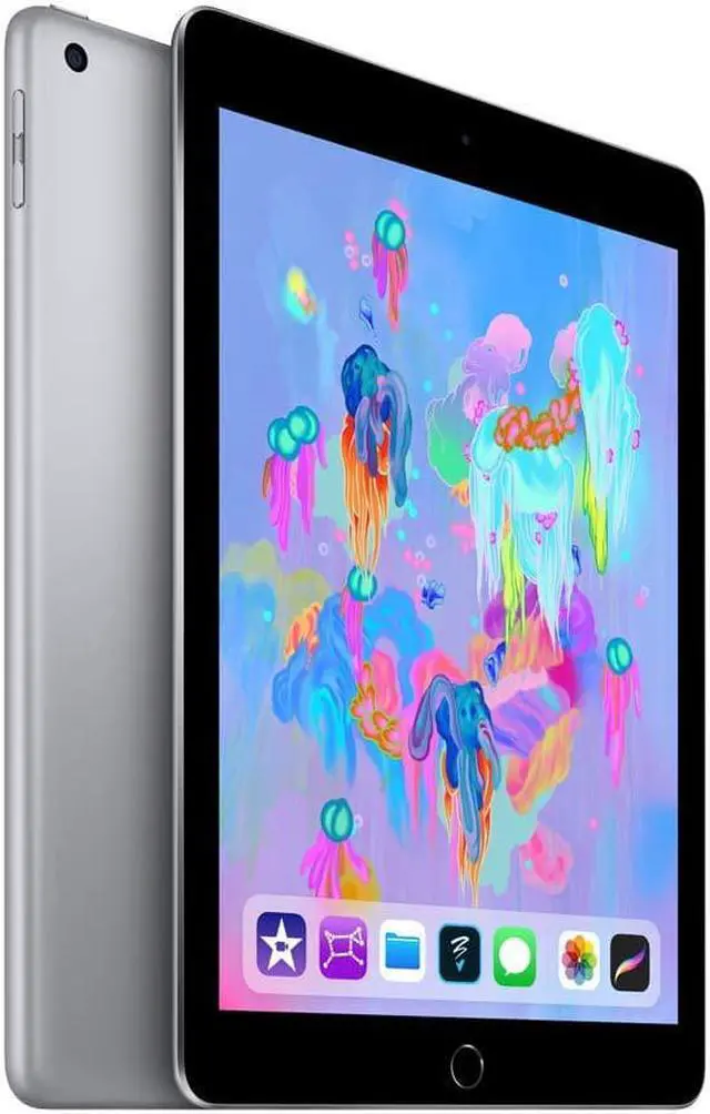 Alt view image 10 of 14 - Apple iPad (6th Gen) MR7F2LL/A 9.7" Tablet 32GB WiFi, Space Gray