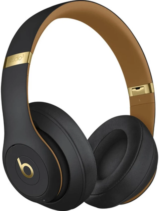 Alt view image 11 of 12 - Studio 3 Wireless Bluetooth Noise Cancelling Over-the-Ear Headphones Midnight Black - Skyline Collection MXJA2LL/A