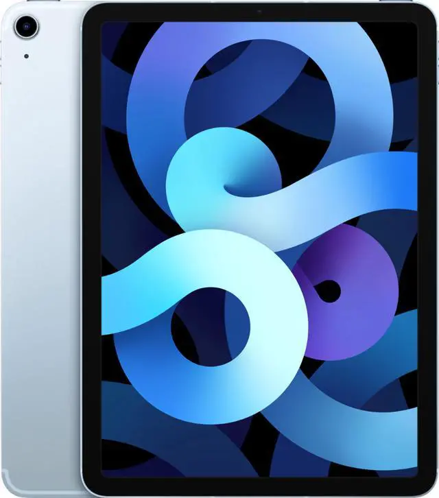 Alt view image 6 of 8 - Apple iPad Air 10.9" 4th Generation Wi-Fi 64GB 4GB RAM - Sky Blue MYFQ2LL/A