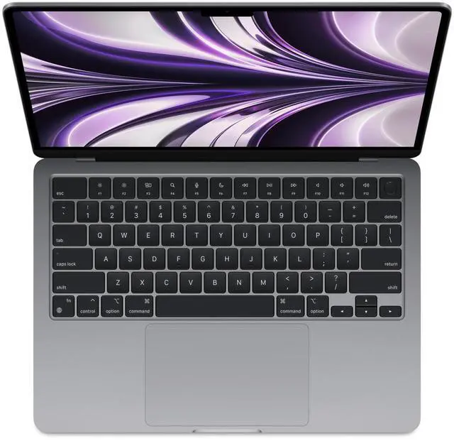 Alt view image 2 of 6 - Apple 13.6" MacBook Air Apple M2 Chip 8-Core CPU 10-Core GPU 24GB RAM 1TB SSD  - Space Gray (2022)