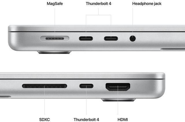 Alt view image 4 of 5 - Apple 14.2" MacBook Pro Apple M2 Max 12-Core Chip 30-Core GPU 64GB RAM 1TB SSD - Silver