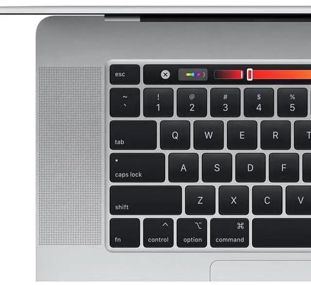 Alt view image 4 of 5 - Apple 16" MacBook Pro Touch Bar 2.6 GHz Intel Core i7 6-Core 16GB RAM 512GB SSD UK Language Keyboard- Silver