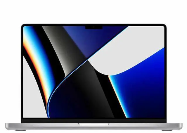 Alt view image 3 of 7 - Apple MacBook Pro 14" (2021) - Silver (Apple M1 Pro Chip / 512GB SSD / 16GB RAM)- English - Apple Care+ Expires Aug 2024