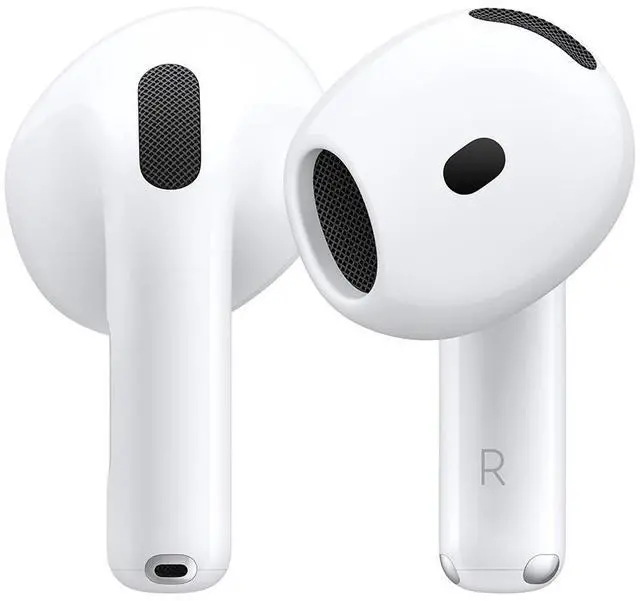 Alt view image 3 of 7 - Apple AirPods 4 with Active Noise Cancellation - White