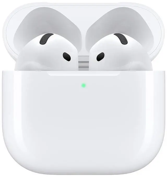 Alt view image 4 of 7 - Apple AirPods 4 with Active Noise Cancellation - White