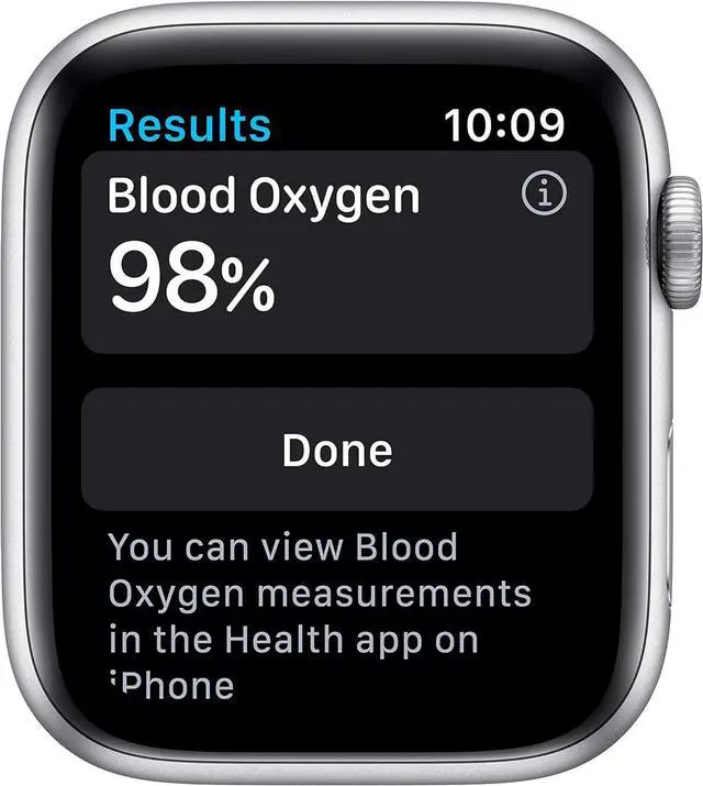 Alt view image 13 of 14 - Apple Watch Series 6 44mm Silver Aluminum Case with White Sport Band GPS M00D3LL/A A2292
