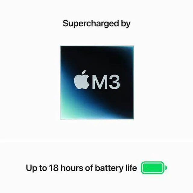 Alt view image 4 of 5 - Apple 15.3" Macbook Air M3 Chip with 8-Core CPU and 10 Core GPU 8GB RAM 256GB SSD Silver Early 2024