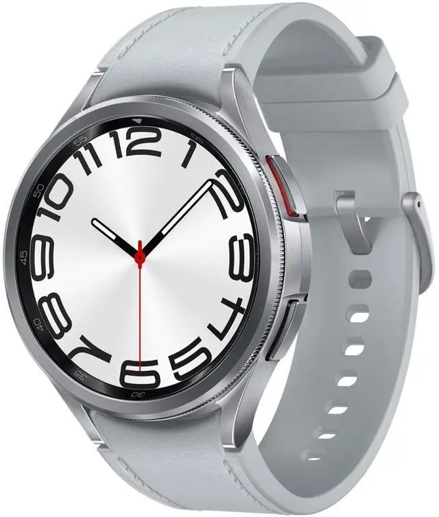 Main image of Samsung Galaxy Watch6 Classic GPS + LTE 47mm Silver Stainless Steel Case Silver Sport Band