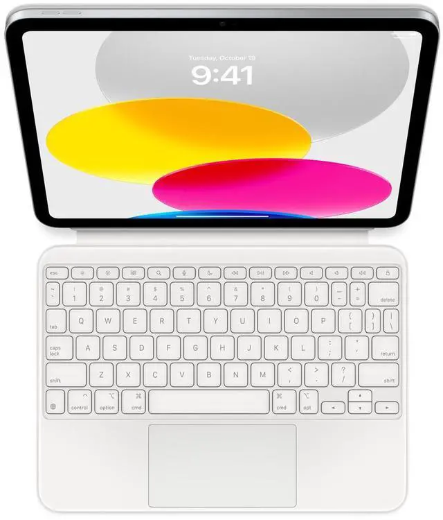 Alt view image 2 of 5 - Apple Magic Keyboard Folio for iPad 10.9" White French (Canada)