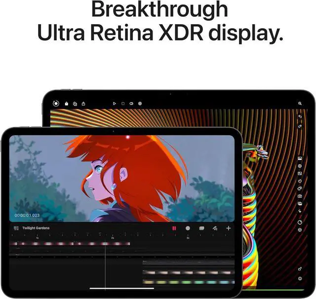 Alt view image 4 of 5 - Apple 11" iPad Pro M4 Chip 2TB Wi-Fi Only with OLED Nano-texture Glass - Silver