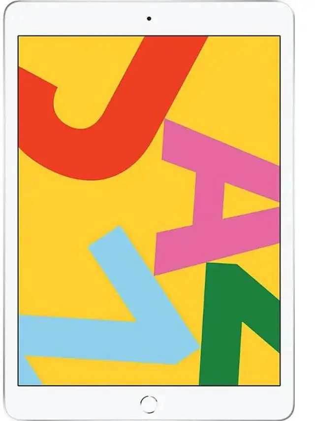 Alt view image 3 of 6 - Apple 10.2" iPad 7th Gen 128GB Wi-Fi Only Silver - Late 2019