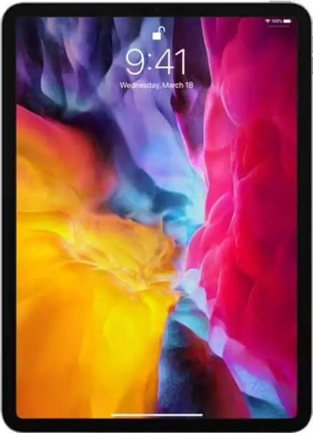 Alt view image 2 of 4 - Apple 11" iPad Pro 2nd Gen 128GB Wi-Fi + Celllular Silver (Early 2020)