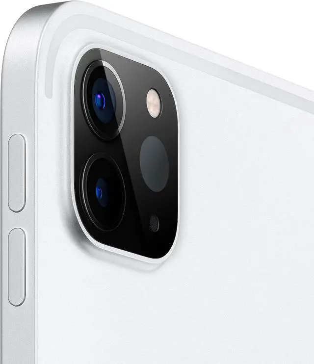 Alt view image 4 of 5 - Apple 12.9" iPad Pro 4th Gen 128GB Wi-Fi + Celllular Silver (Early 2020)