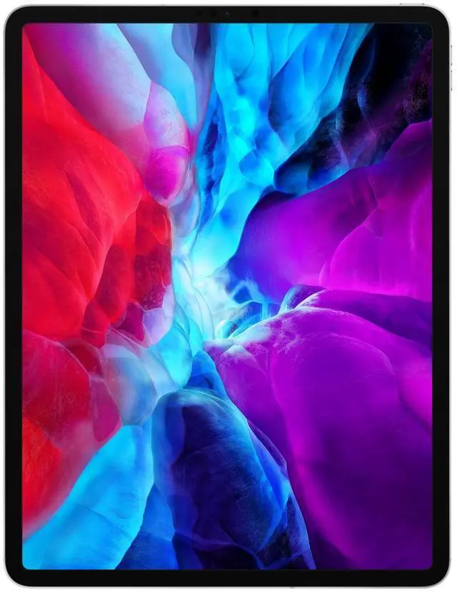 Alt view image 2 of 5 - Apple 12.9" iPad Pro 4th Gen 128GB Wi-Fi + Celllular Silver (Early 2020)