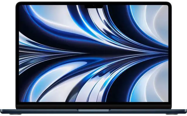 Main image of Apple 13.6" MacBook Air Apple M2 chip 8-Core CPU 8-Core GPU 8GB RAM 256GB SSD UK Language Keyboard - Midnight