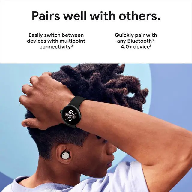 Alt view image 3 of 4 - Google Pixel Buds Pro True Wireless Noise Cancelling Earbuds - Porcelain