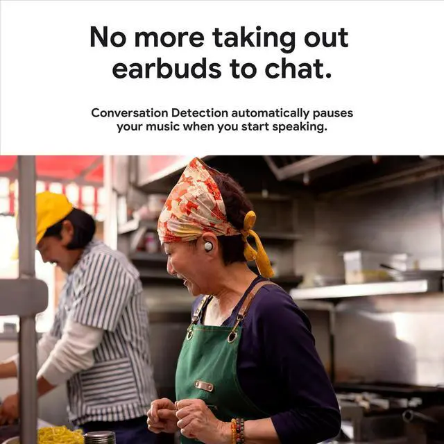 Alt view image 4 of 4 - Google Pixel Buds Pro True Wireless Noise Cancelling Earbuds - Porcelain