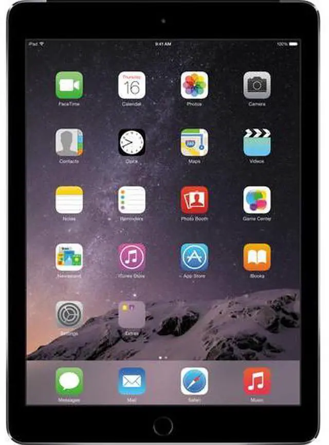Alt view image 3 of 5 - Apple iPad Air 2 A1567 MNW12LL/A (32GB, Wifi + Verizon Cellular, Space Gray)
