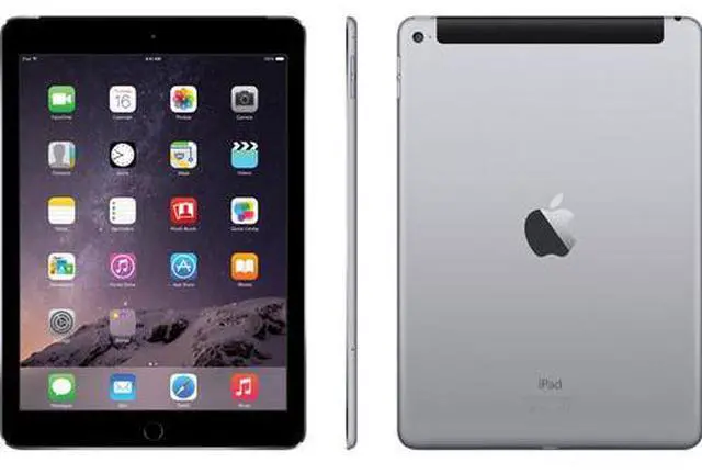 Alt view image 4 of 5 - Apple iPad Air 2 A1567 MNW12LL/A (32GB, Wifi + Verizon Cellular, Space Gray)