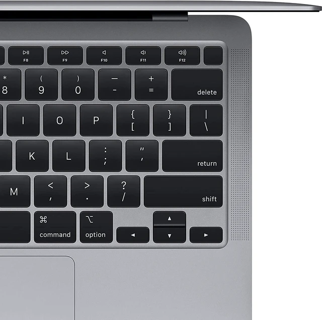 Alt view image 3 of 3 - Apple 13.3" MacBook Air Retina Display 1.1 GHz 10th Gen Intel Core i3 Dual-Core 16GB RAM 256GB SSD Korean Language Keyboard Space Gray