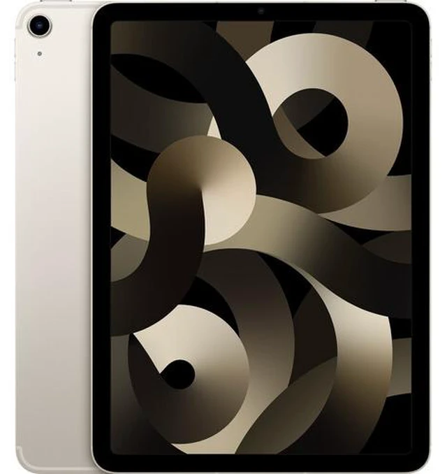 Main image of Apple 10.9" iPad Air (5th Gen) Apple M1 Chip 256GB Wi-Fi + Cellular - Starlight