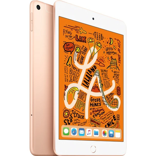 Alt view image 4 of 5 - Apple iPad Mini 5th Generation, 256GB, WIFI + Unlocked All Carriers - Gold