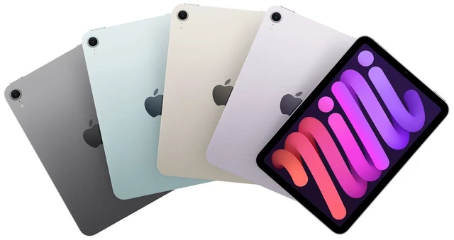 Alt view image 4 of 6 - Apple 8.3" iPad mini (7th Gen) A17 Pro 128GB Wi-Fi + 5G LTE - Starlight