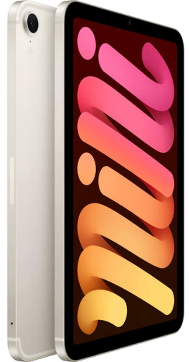 Alt view image 5 of 6 - Apple 8.3" iPad mini (7th Gen) A17 Pro 128GB Wi-Fi + 5G LTE - Starlight