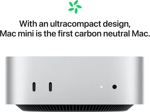 Alt view image 11 of 14 - Apple 2024 Mac Mini M4 Ultra Compact Desktop Computer, M4 chip,10core CPU,10core GPU,16GB Unified Memory,256GB SSD Storage,Gigabit Ethernet,Wi-Fi 6E,Thunderbolt 4,Works with iPhone/iPad,Excellent