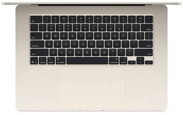 Alt view image 2 of 3 - Apple 13.6" MacBook Air Apple M5 Chip 10-Core CPU 8-Core GPU 16GB RAM 512GB SSD (Early 2026) - Starlight