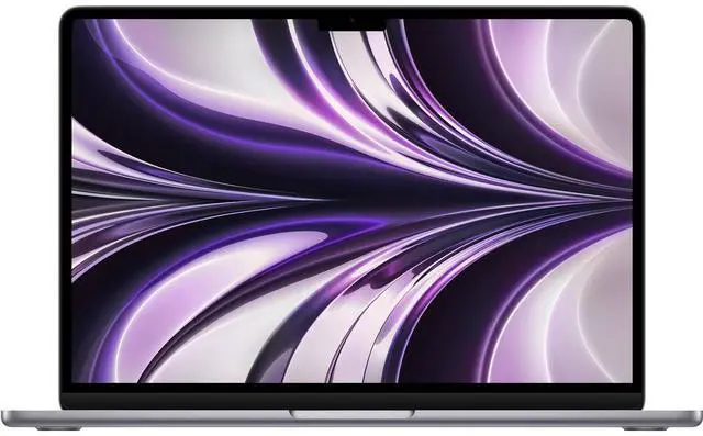 Main image of Apple MacBook Air 13.6" Laptop - Apple M2 chip - 8GB Memory - 256GB SSD - Space Gray - MLXW3LL/A (2022)