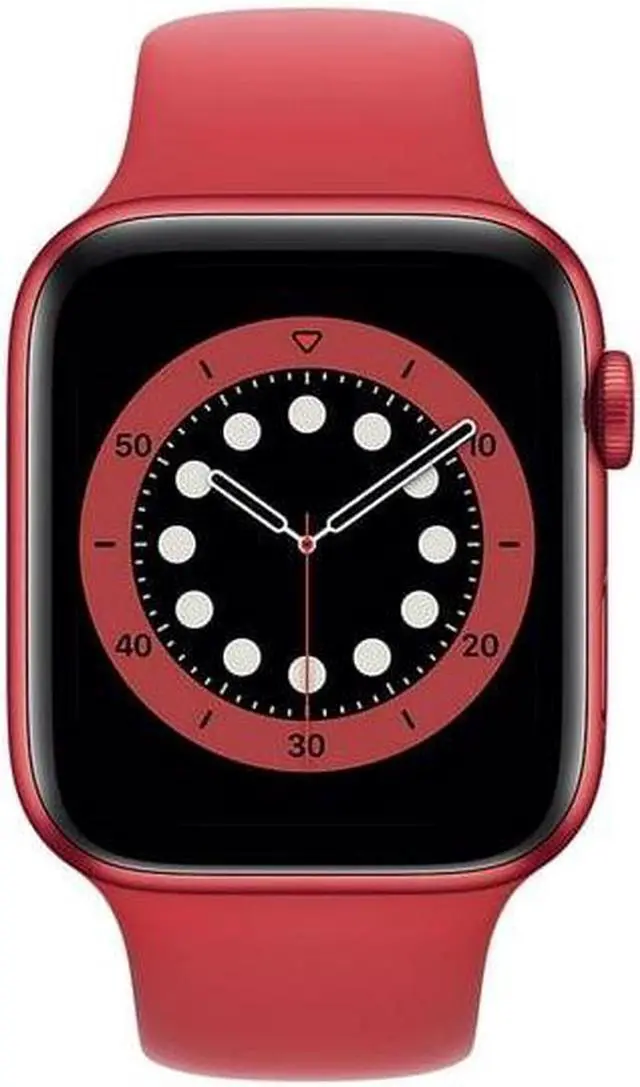 Alt view image 2 of 4 - Apple Watch Series 6 40mm GPS + Cellular PRODUCT(RED) Aluminum Case - PRODUCT(RED) Sport Band