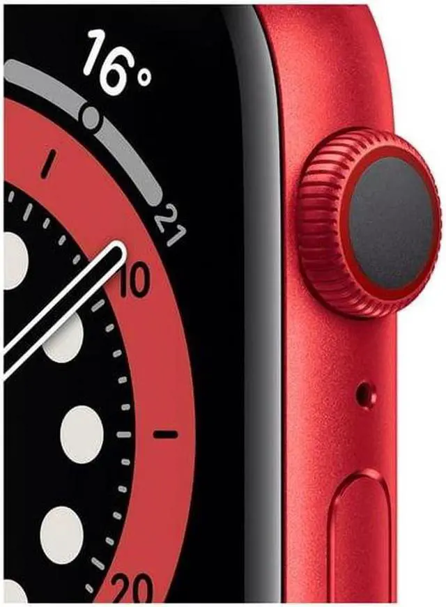 Alt view image 3 of 4 - Apple Watch Series 6 40mm GPS + Cellular PRODUCT(RED) Aluminum Case - PRODUCT(RED) Sport Band