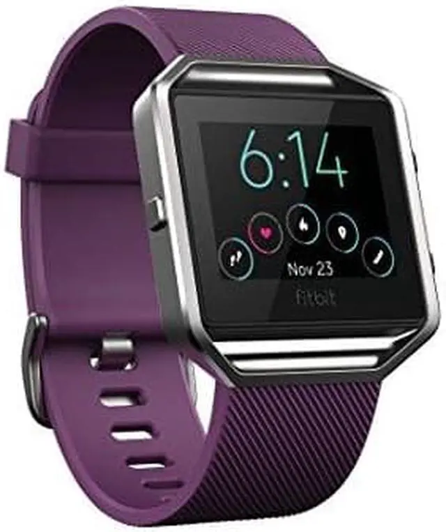 Alt view image 7 of 8 - Fitbit Blaze Smart Fitness Watch Small / Plum