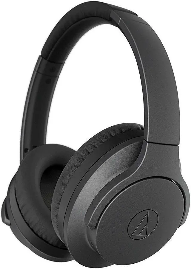 Alt view image 4 of 20 - Audio-Technica Black ATH-ANC700BTBK 3.5 mm (1/8") stereo mini-plug, L-shaped Connector QuietPoint Wireless Active Noise-Cancelling Headphones