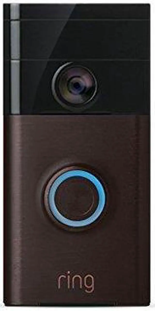 Alt view image 7 of 8 - Ring Wi-Fi Enabled Video Doorbell (Antique Brass)
