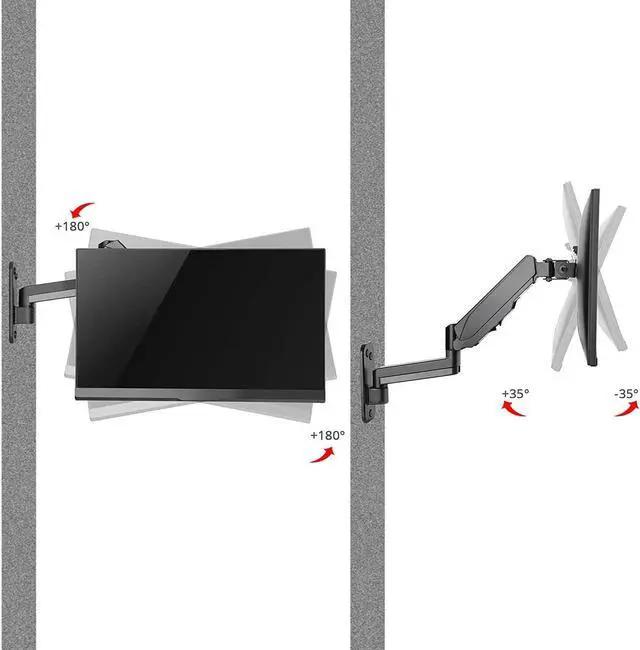 Alt view image 12 of 20 - Siig Mounting Arm For Monitor - Black