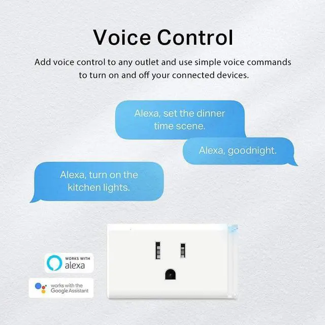 Alt view image 5 of 17 - Kasa Smart Plug by TP-Link, Smart Home WiFi Outlet Works with Alexa, Echo, Google Home & IFTTT, No Hub Required, Remote Control, 12 Amp, UL Certified, 3-Pack (HS103P3)