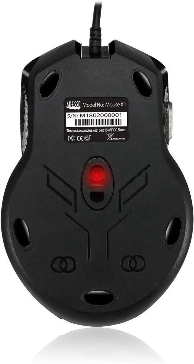 Alt view image 18 of 20 - Adesso Multi-Color 6-Button Gaming Mouse
