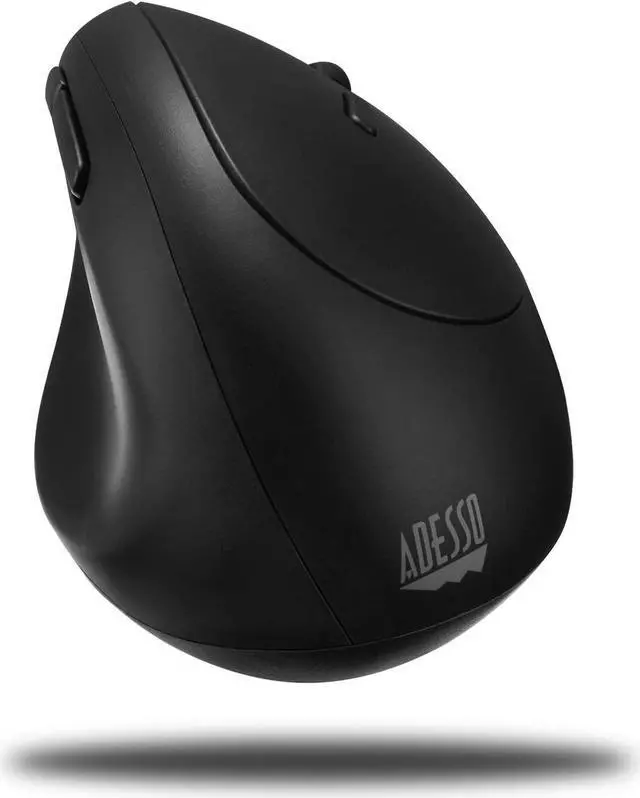 Alt view image 7 of 12 - Adesso Wireless Vertical Egonic Mouse with Adjustable DPI