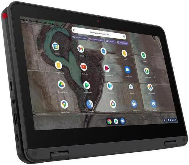 Alt view image 16 of 20 - Lenovo 500e Chromebook Gen 3 82JB0002US 11.6" Touchscreen 2 in 1 Chromebook - HD - 1366 x 768 - Intel Celeron N5100 Quad-core (4 Core) 1.10 GHz - 8 GB RAM - 64 GB Flash Memory - Gray - Chrome OS